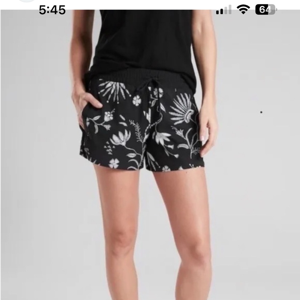 Athleta Baja Printed Shorts Size 2
